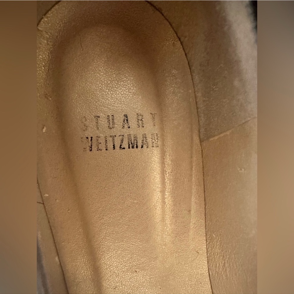 Stuart Weitzman Tortoise Shell Patent Peep
Toe Heels - Picture 10 of 12